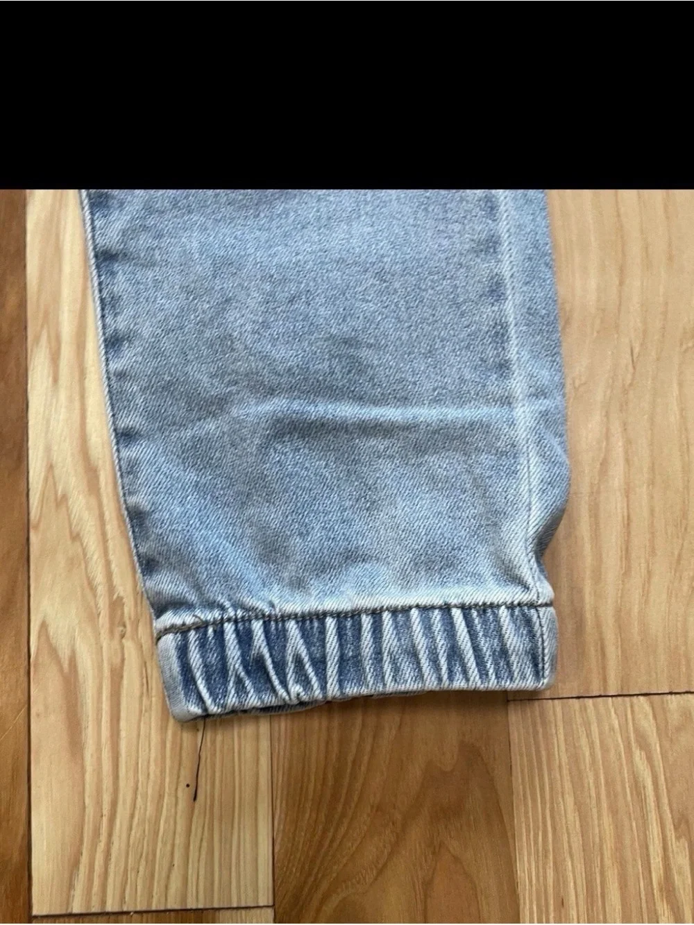 Women’s Relaxed Light Blue Denim Jogger Jeans